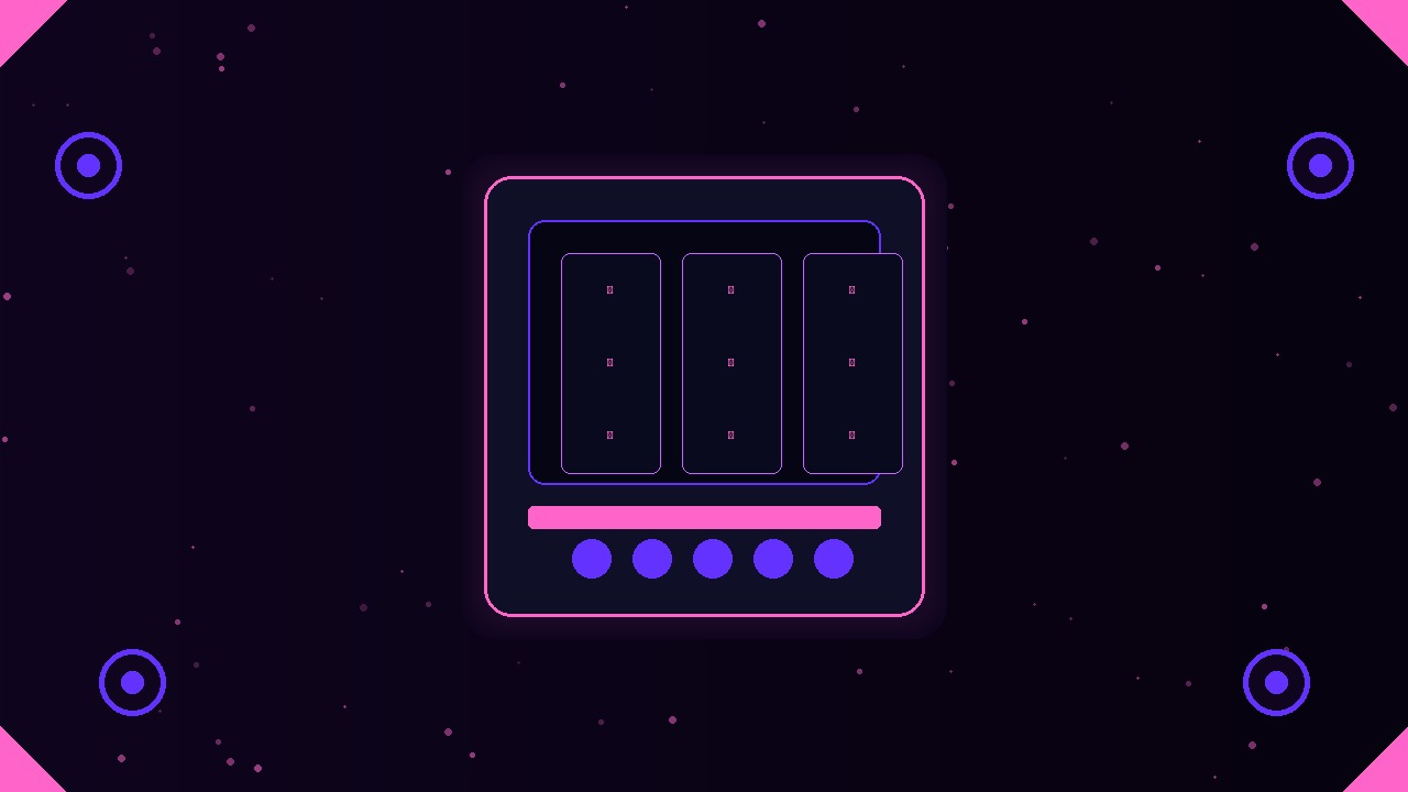 سلوت الليالي الذهبية مع نافذة القصر ونجوم السماء